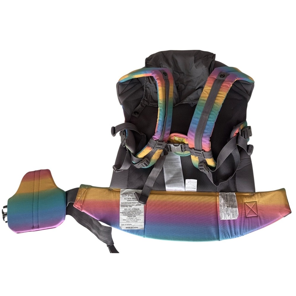 RARE Rainbow LilleBaby Carryon Airflow DLX Carrier Toddler Baby MYSTIC Pride - Picture 6 of 16